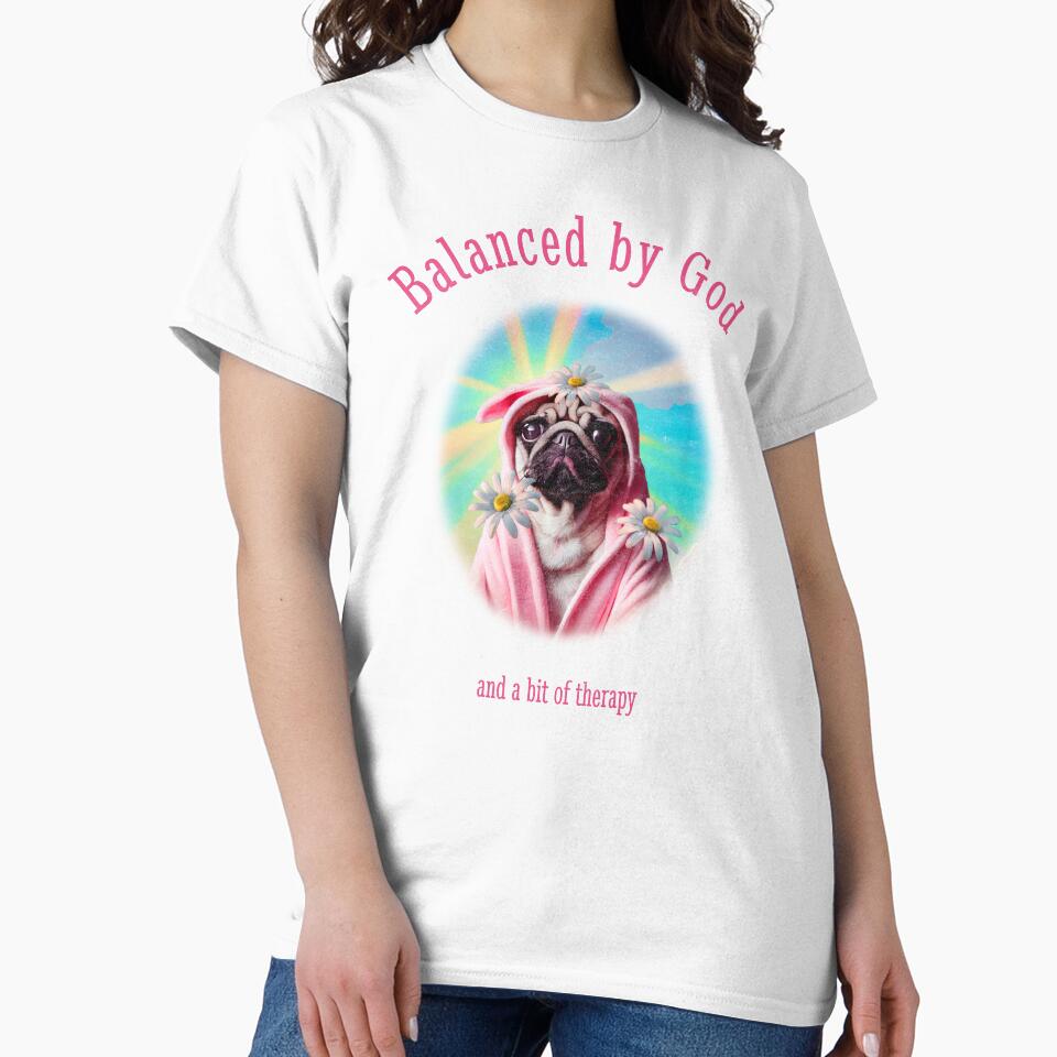 Balanced by God & Therapy by avacco T-Shirts, Hoodie, Sweatshirt | BlankRebels.com (Image 2)