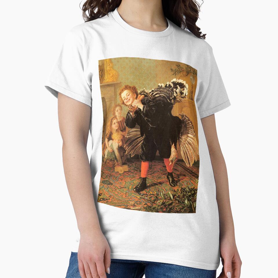 Vintage Thanksgiving Children & Turkey by BravuraMedia T-Shirts, Hoodie, Sweatshirt | BlankRebels.com (Image 2)
