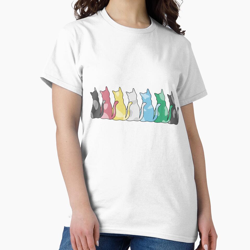 Cute Cats in the Disability Pride Flag by spooniecentral T-Shirts, Hoodie, Sweatshirt | BlankRebels.com (Image 2)