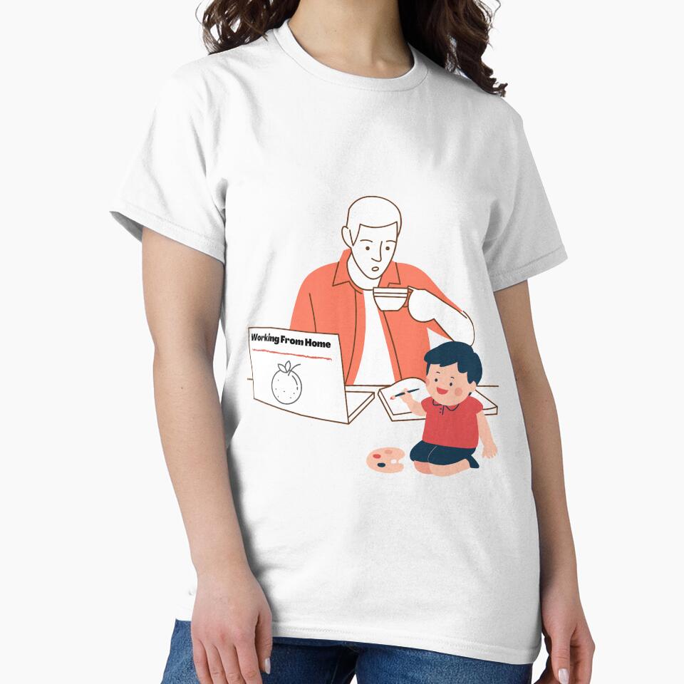 Work From Home- Dad by Trendytstore T-Shirts, Hoodie, Sweatshirt | BlankRebels.com (Image 2)