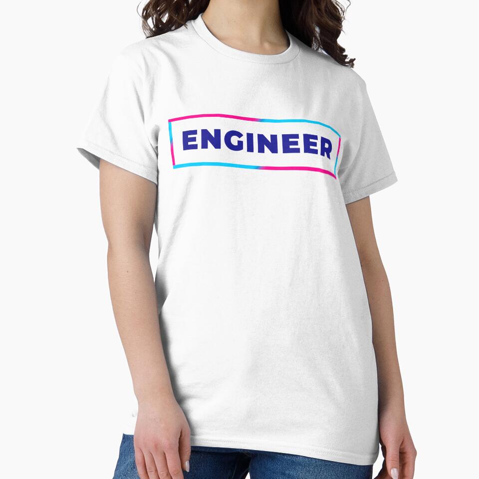 Engineer retro colorful frame by SVPOD T-Shirts, Hoodie, Sweatshirt | BlankRebels.com (Image 2)