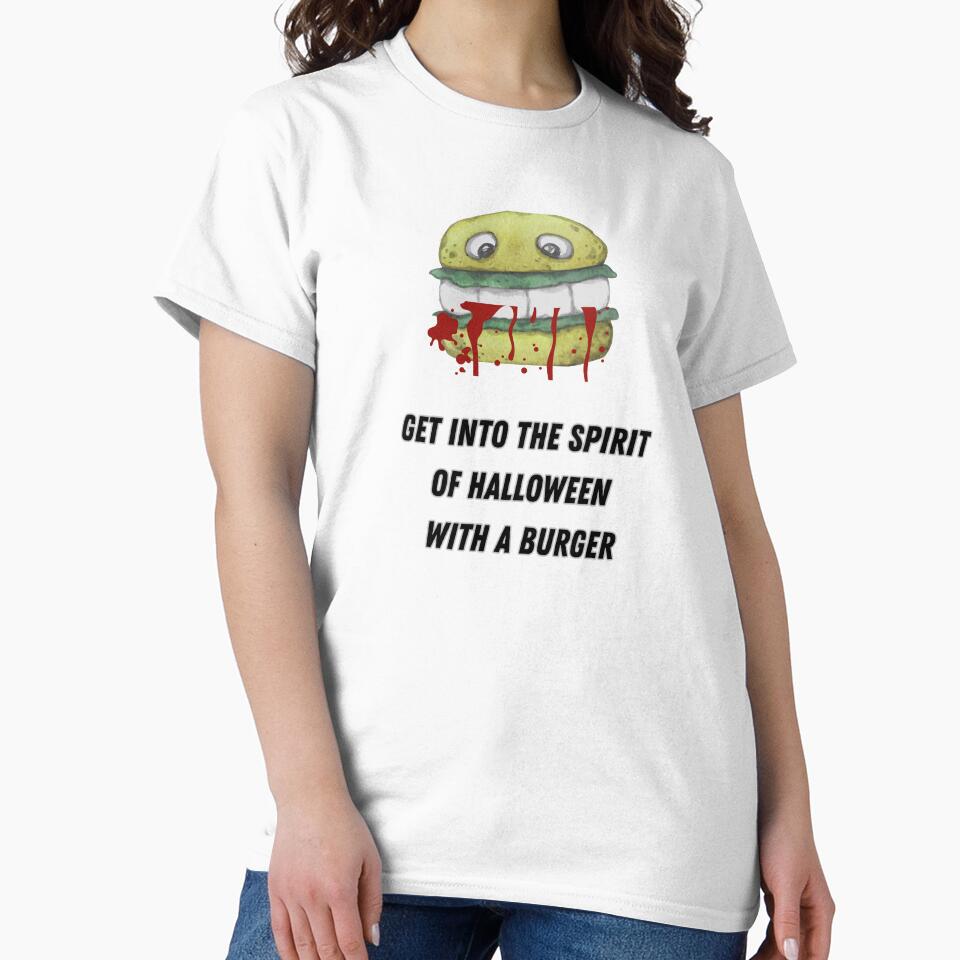 Get into the spirit of halloween with a burger stickers by MaravDazzous T-Shirts, Hoodie, Sweatshirt (Image 2)