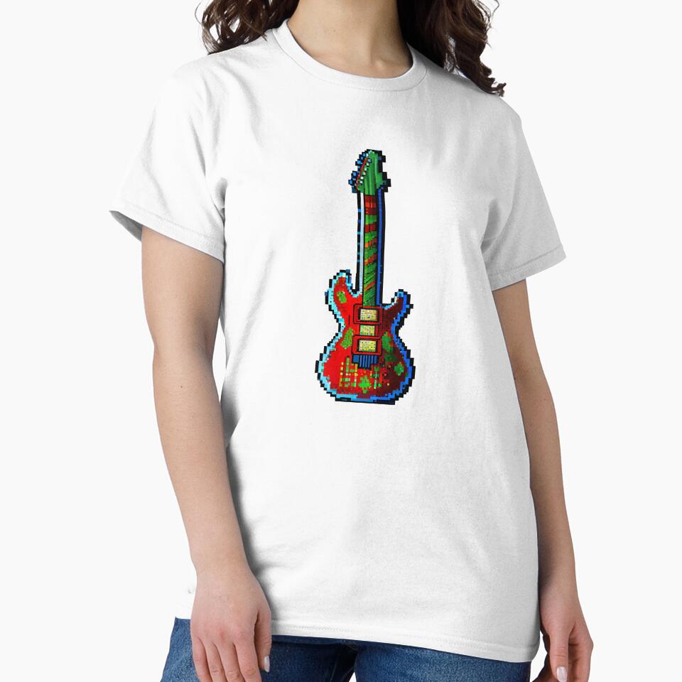Christmas guitar. by Pixelarium