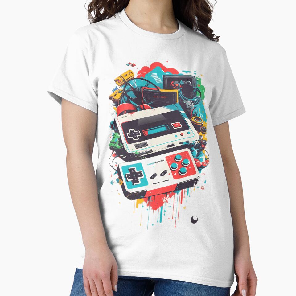 90s retro gaming concept by Xiangster987 T-Shirts, Hoodie, Sweatshirt | BlankRebels.com (Image 2)