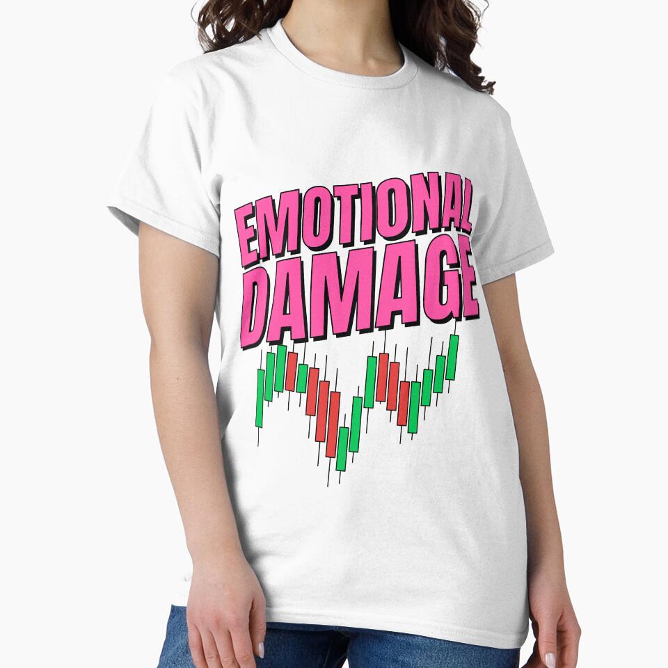 Emotional Damage Trading Meme – Stock Market Candlestick Chart Humor by PixelPlush T-Shirts, Hoodie, Sweatshirt (Image 2)