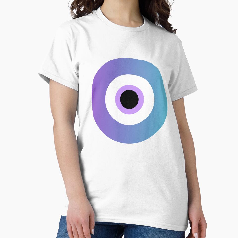 Blue-Violet Evil Eye, Eye of Nazar by Russell Steadman T-Shirts, Hoodie, Sweatshirt | BlankRebels.com (Image 2)