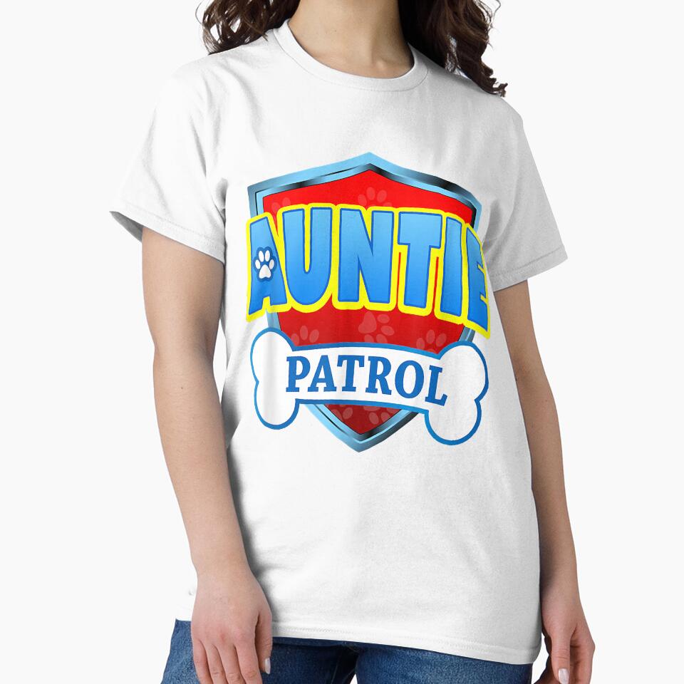 Creative Nimble Enthusiasm Relief Cute Funny Auntie Patrol - Dog Mom, Dad For Men Women Vintage by... (Image 2)