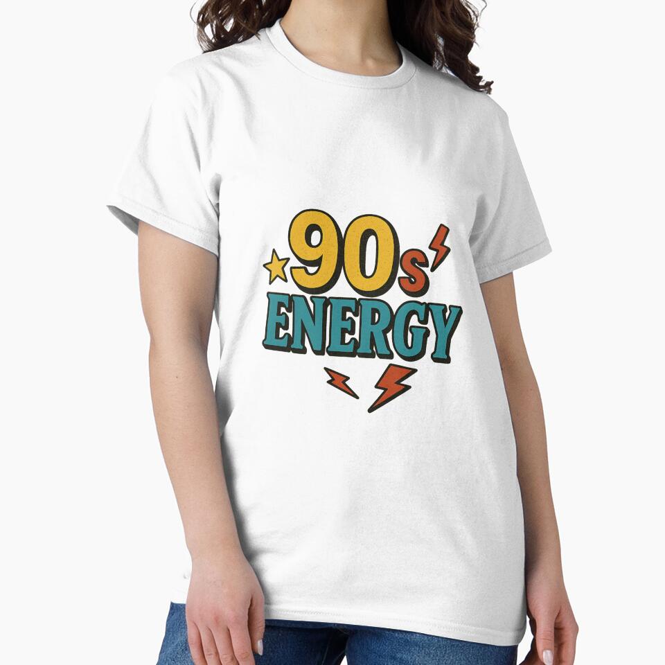 90s Retro Energy by JakeT84 T-Shirts, Hoodie, Sweatshirt | BlankRebels.com (Image 2)
