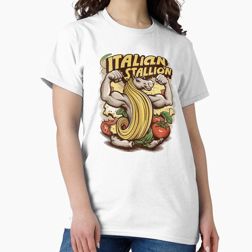 ''Italian Stallion'' Funny Proud to be Italian T-Shirt by Witty Shirts