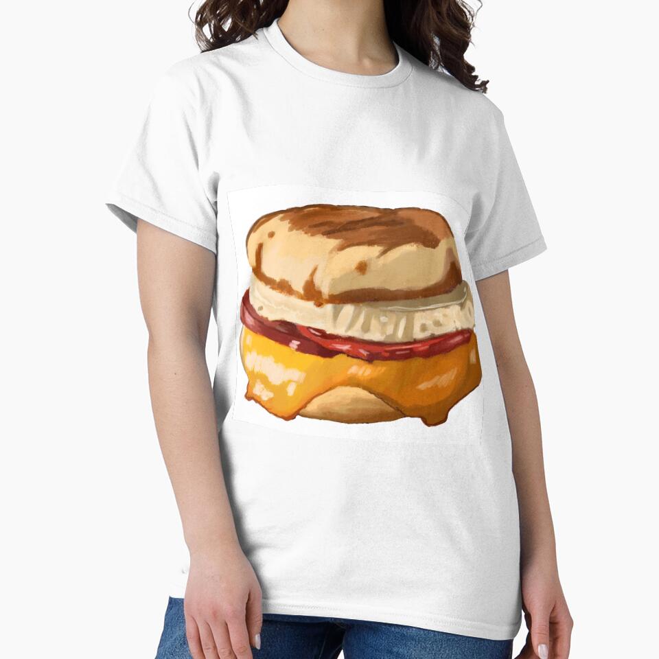 Breakfast Muffin - Egg Cheese Tomato Muffin by BunnyBizarre T-Shirts, Hoodie, Sweatshirt | BlankRebels.com (Image 2)
