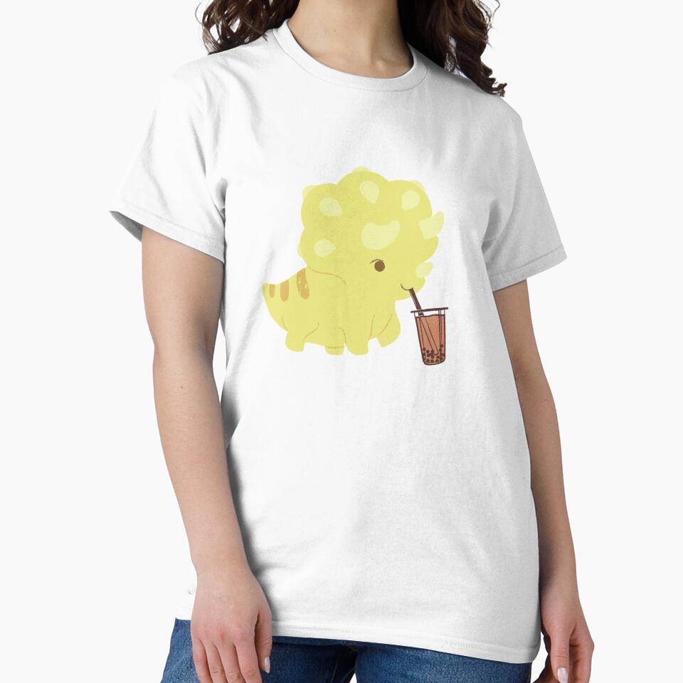 boba dinosaur by JocelynCrafts T-Shirts, Hoodie, Sweatshirt | BlankRebels.com (Image 2)