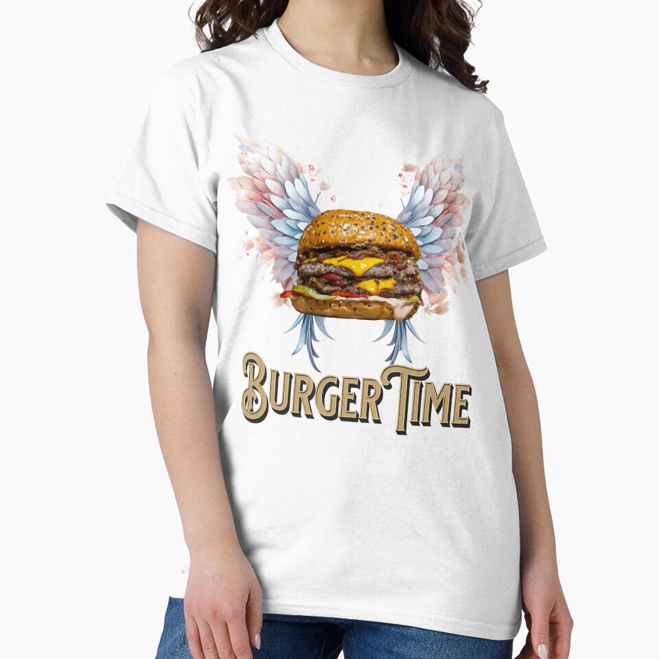 Flaying Burger time by dudart-shop T-Shirts, Hoodie, Sweatshirt | BlankRebels.com (Image 2)