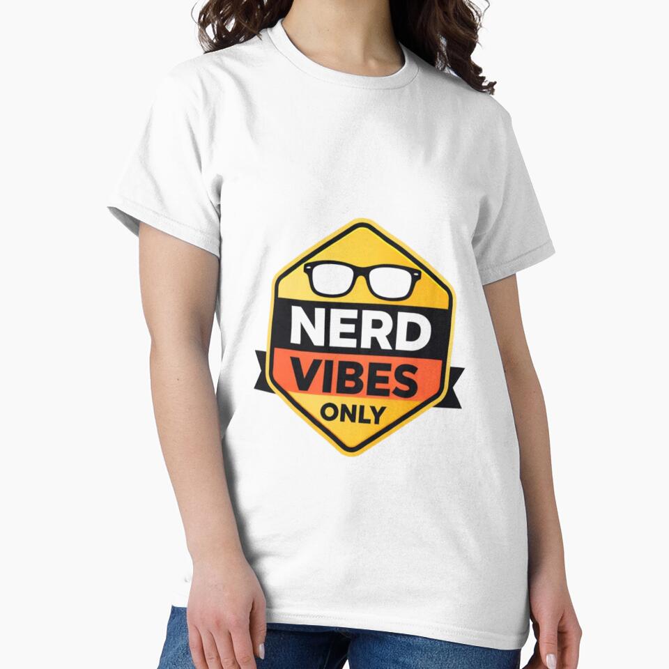 Nerd Vibes Only – Smart Student Lifestyle Design by Amr Darwish Graphic designer T-Shirts, Hoodie, Sweatshirt (Image 2)