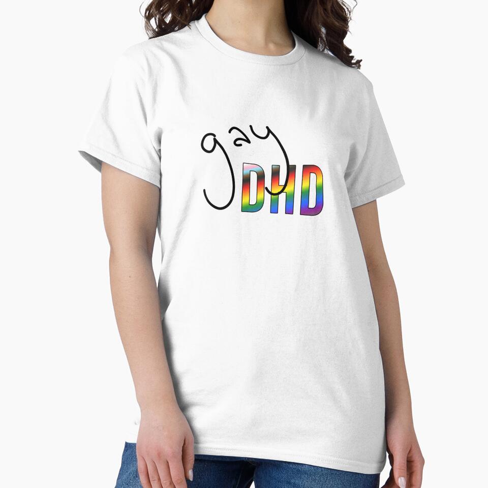 GayDHD, pride colours by taffy3rock T-Shirts, Hoodie, Sweatshirt | BlankRebels.com (Image 2)