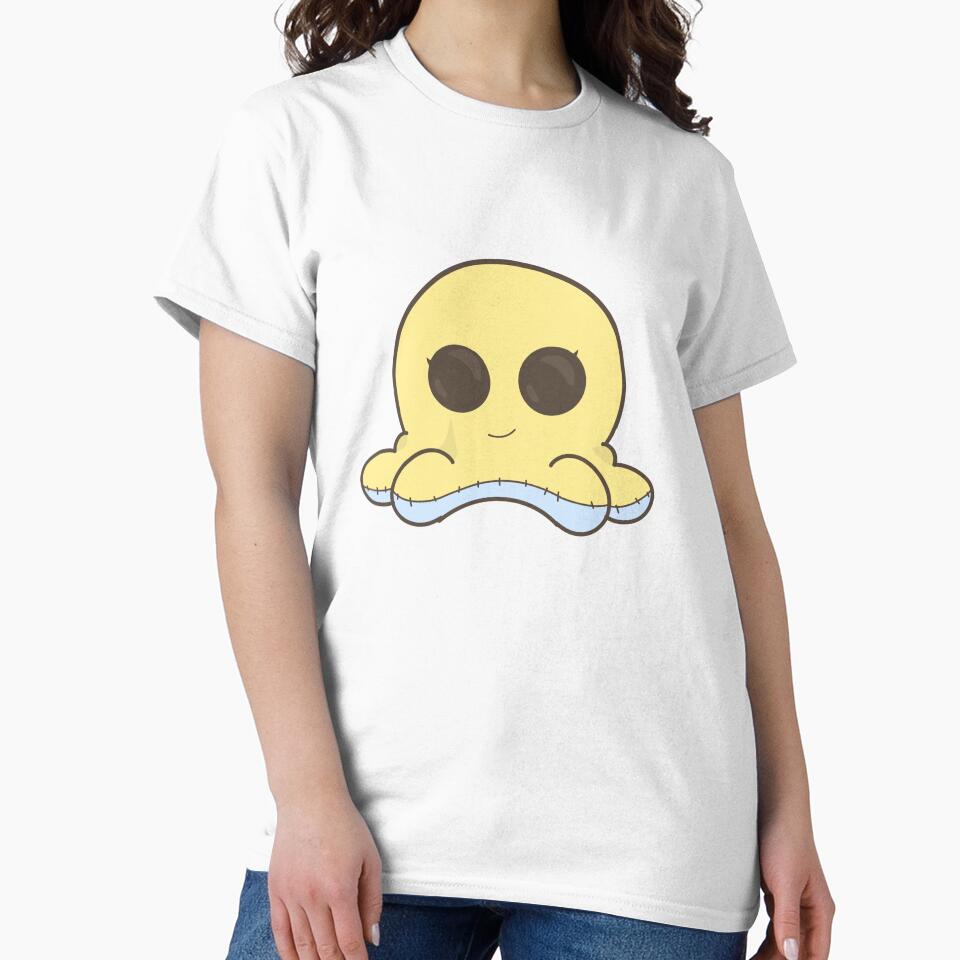 Cutie squid Artwork happy yellow by TSSartworkshop