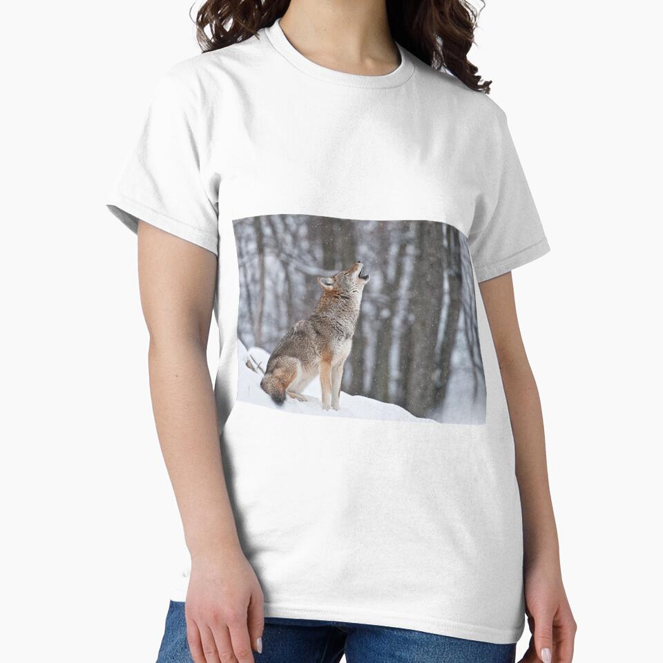 Howling Coyote by Michael Cummings T-Shirts, Hoodie, Sweatshirt | BlankRebels.com (Image 2)