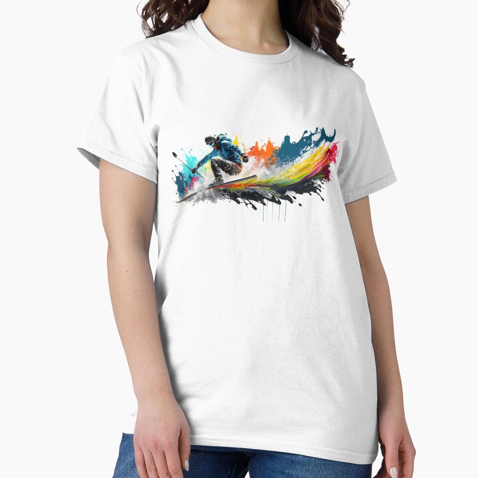 Alpine Adventure Styles Dripping Paint by thaworn-kdt T-Shirts, Hoodie, Sweatshirt | BlankRebels.com (Image 2)