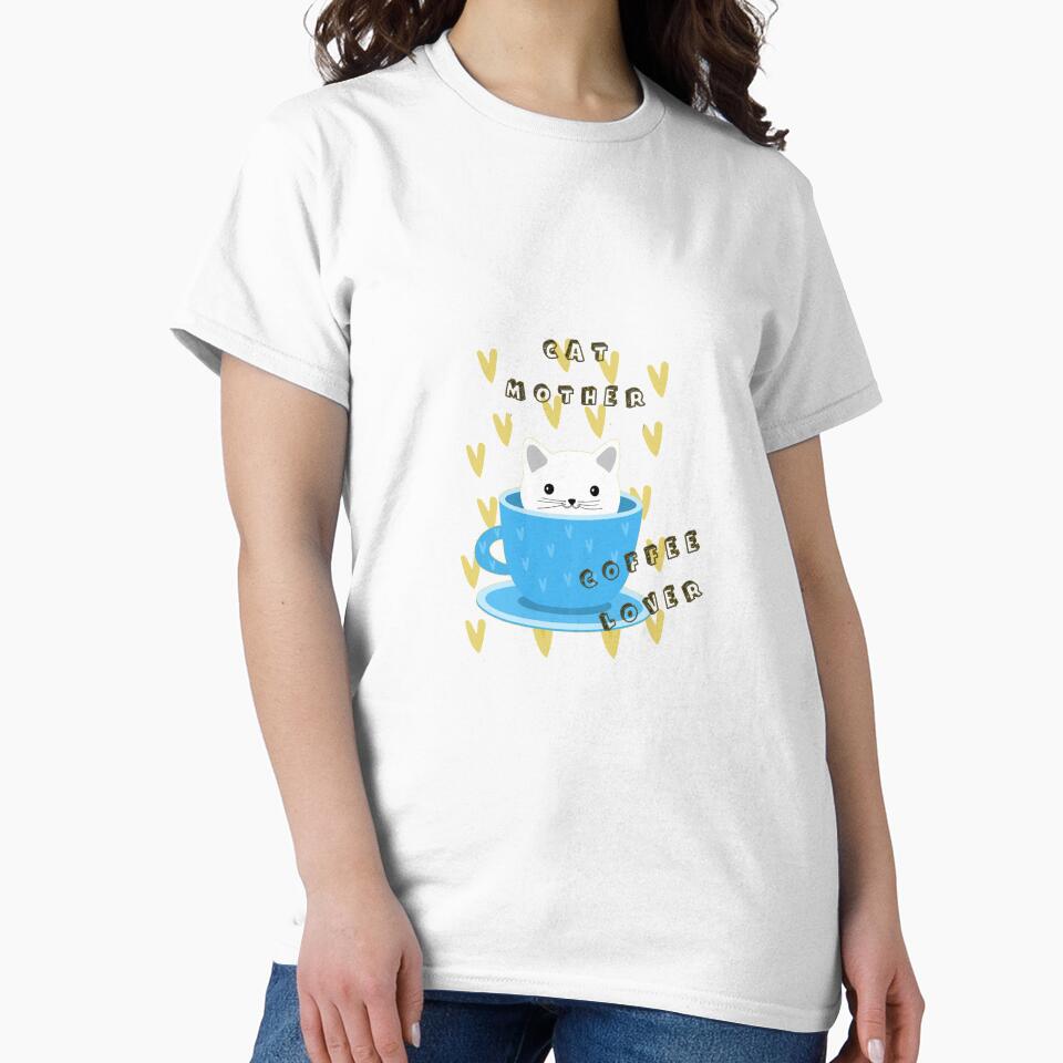cat mother coffee lover by princevb2011 T-Shirts, Hoodie, Sweatshirt | BlankRebels.com (Image 2)