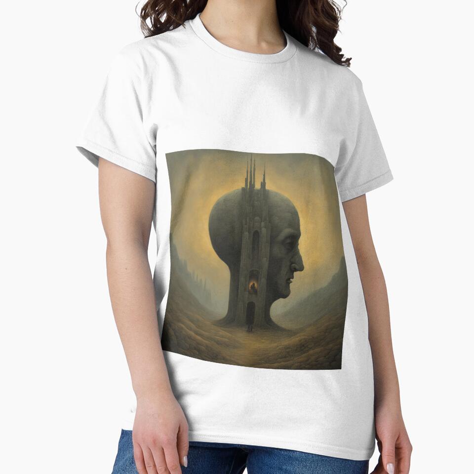 Head shaped gate Dark art by Funteesy T-Shirts, Hoodie, Sweatshirt | BlankRebels.com (Image 2)