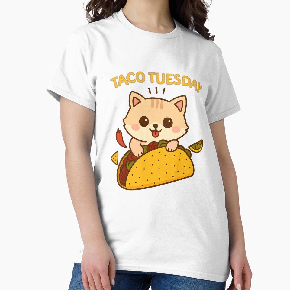 Kitty Taco Tuesday hot tacos by SpacedOutRITZ T-Shirts, Hoodie, Sweatshirt | BlankRebels.com (Image 2)
