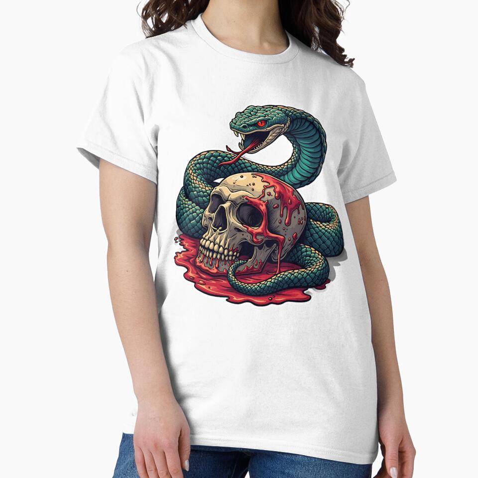 gothic snake by rajdigitalarts T-Shirts, Hoodie, Sweatshirt | BlankRebels.com (Image 2)