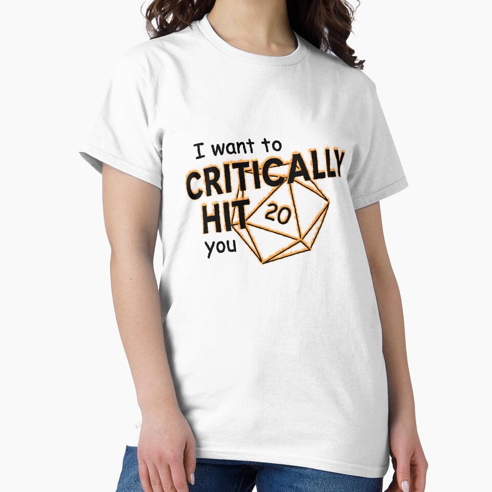 I want to Critically Hit you by bogmeister T-Shirts, Hoodie, Sweatshirt | BlankRebels.com (Image 2)