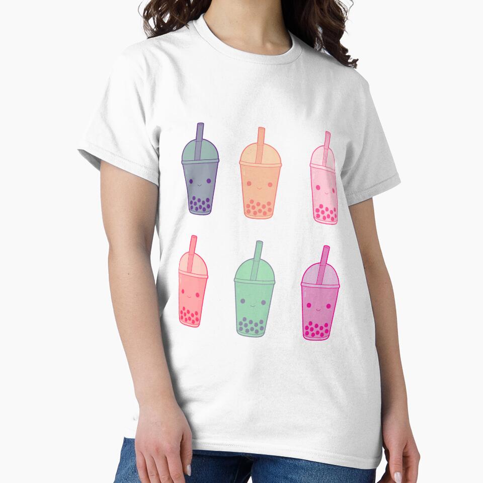 Boba drink, cute , kawaii design by Kiara3000 T-Shirts, Hoodie, Sweatshirt | BlankRebels.com (Image 2)