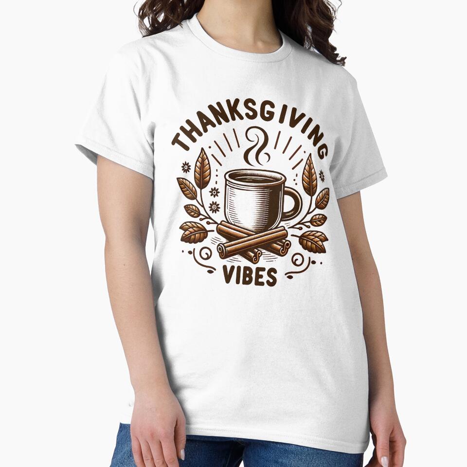 Thanksgiving Vibes Coffee by package11 T-Shirts, Hoodie, Sweatshirt | BlankRebels.com (Image 2)