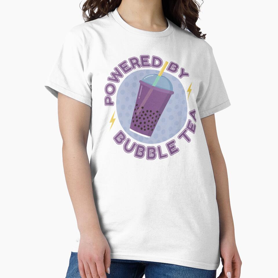 Powered by Bubble Tea | bubble tea by Punchi-Design T-Shirts, Hoodie, Sweatshirt | BlankRebels.com (Image 2)