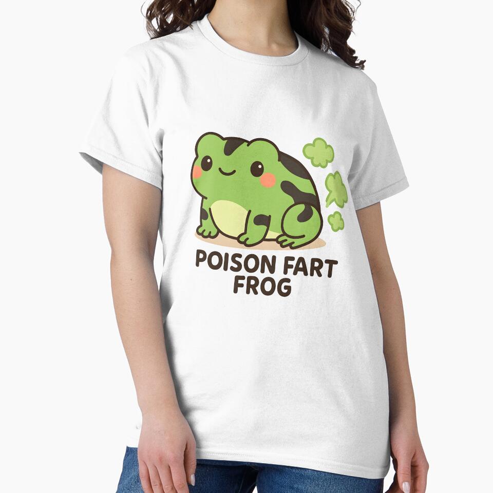 Poison Fart Frog – Cute Kawaii Meme Frog Design by Chubs.Store T-Shirts, Hoodie, Sweatshirt | BlankRebels.com (Image 2)
