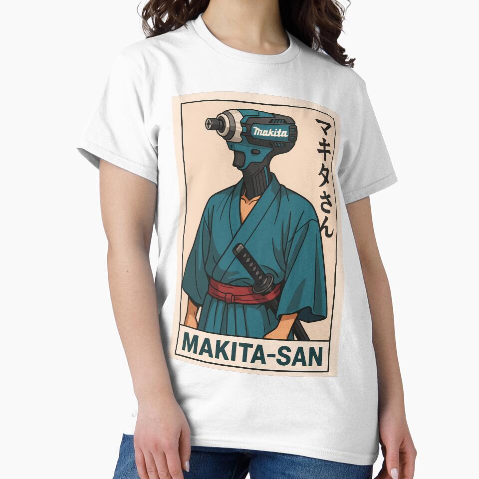 Makita-san (Original) Anime Japanese Style by Ilia Nadyrbayev T-Shirts, Hoodie, Sweatshirt | BlankRebels.com (Image 2)