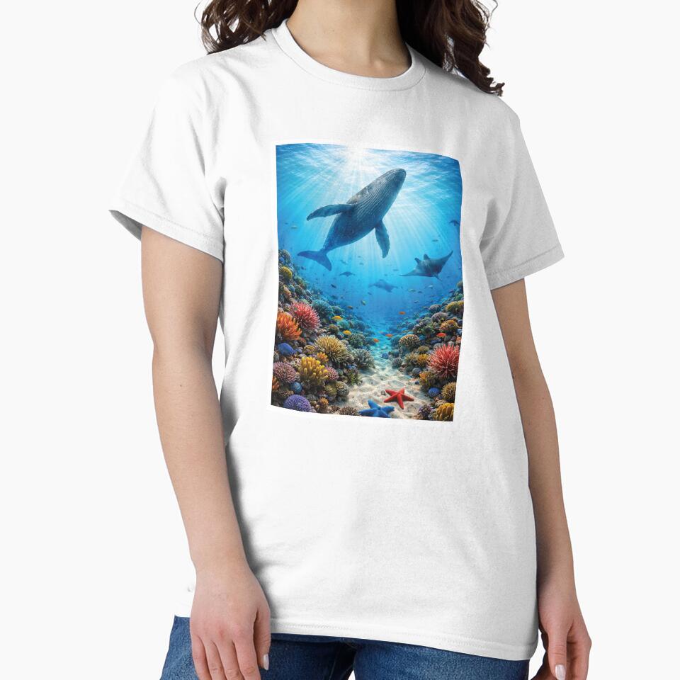 Whale Scene, Maldives by ArtofDissent T-Shirts, Hoodie, Sweatshirt | BlankRebels.com (Image 2)