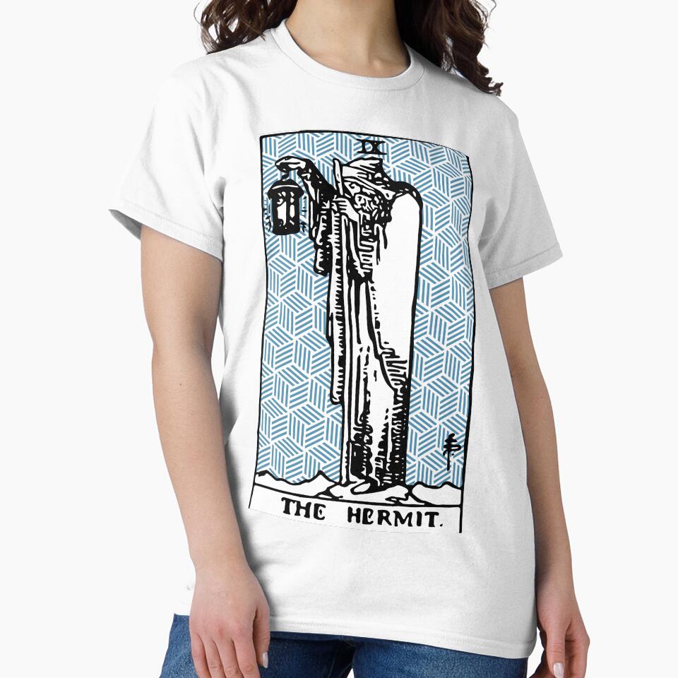 The Hermit - A Geometric Tarot Card Print by Annalee Beer T-Shirts, Hoodie, Sweatshirt | BlankRebels.com (Image 2)
