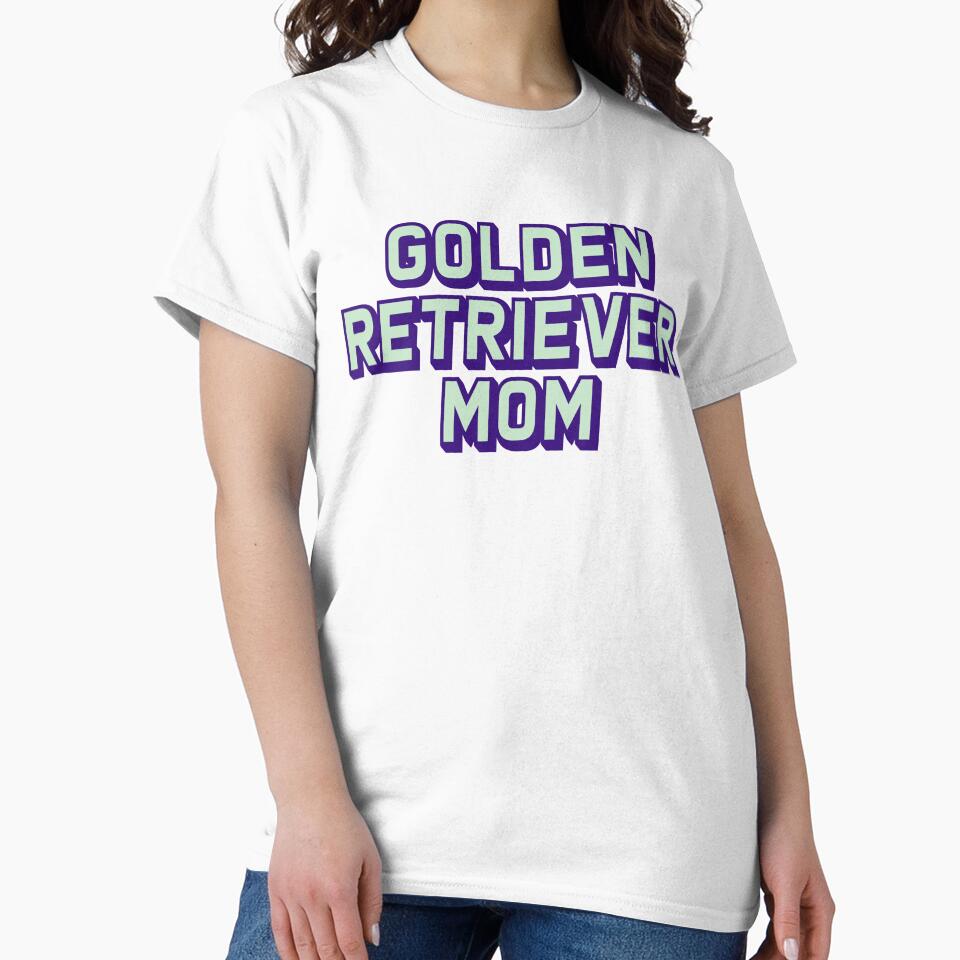 Golden Retriever Mom Retro Beach Bubble Gum Gift by Guarddogdrive T-Shirts, Hoodie, Sweatshirt | BlankRebels.com (Image 2)
