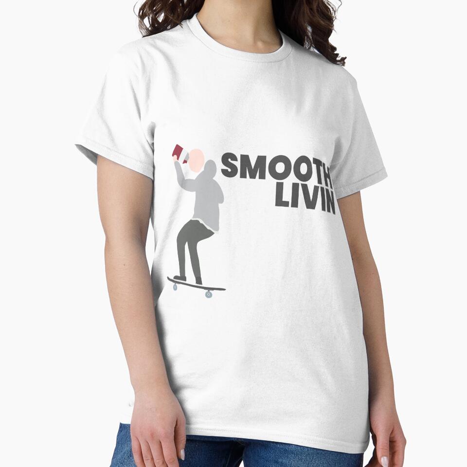 SMOOTH LIVIN - Guy Drinking Juice on Skateboard by Andy-Kay T-Shirts, Hoodie, Sweatshirt | BlankRebels.com (Image 2)