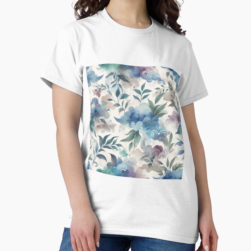 geometric pattern with floral elements by Dominika Farkašová T-Shirts, Hoodie, Sweatshirt | BlankRebels.com (Image 2)