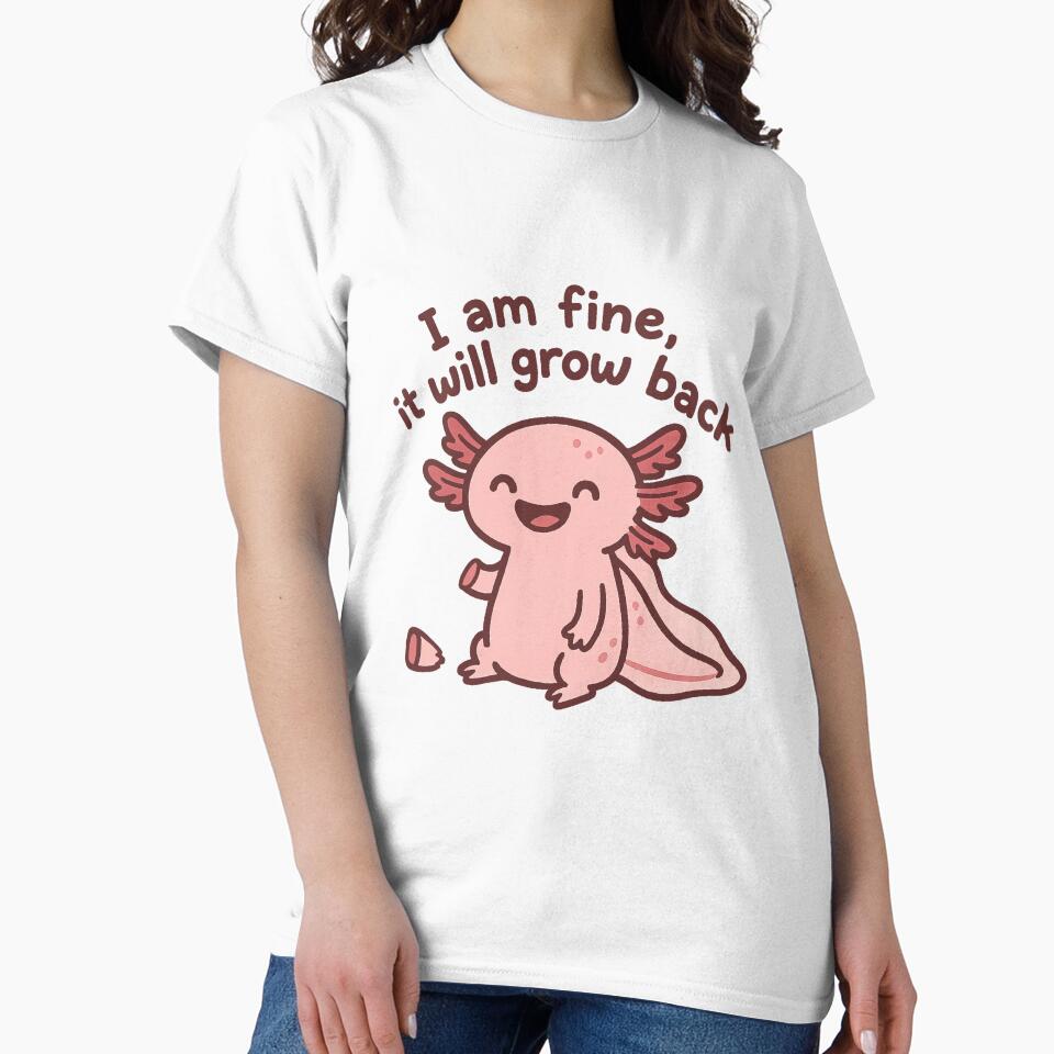 Happy Axolotl, Regeneration Mood by JF-ArtPrints T-Shirts, Hoodie, Sweatshirt | BlankRebels.com (Image 2)