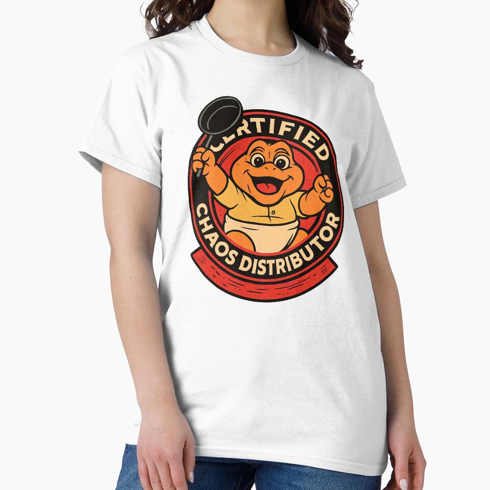 Baby Sinclair - Certified Chaos Distibutor Retro by gavibe T-Shirts, Hoodie, Sweatshirt | BlankRebels.com (Image 2)