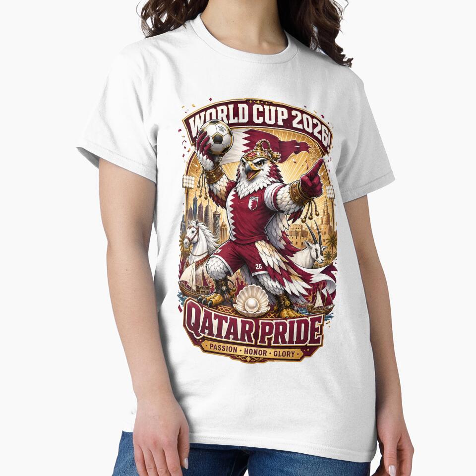 Qatar Pride Falcon World Cup 2026 by Retro Arabica
