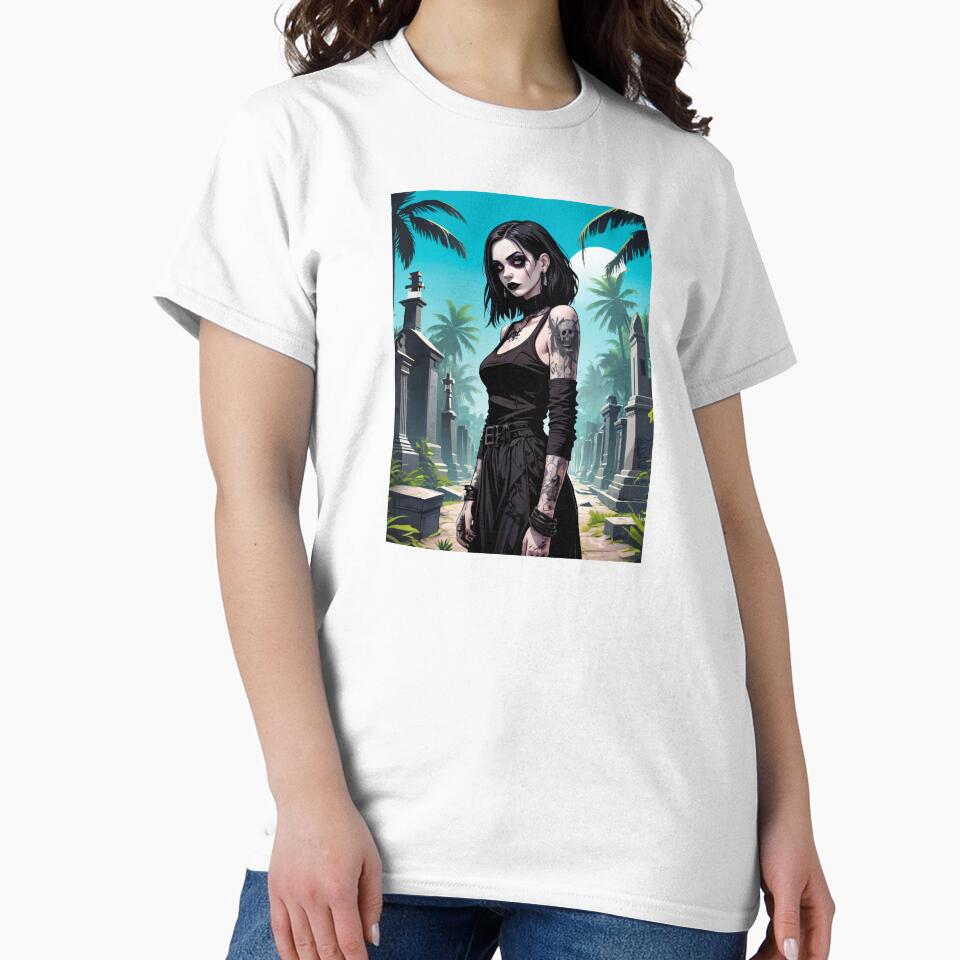 Pale Goth Girl Aesthetic - Summer Graveyard by MadnessEnvelope