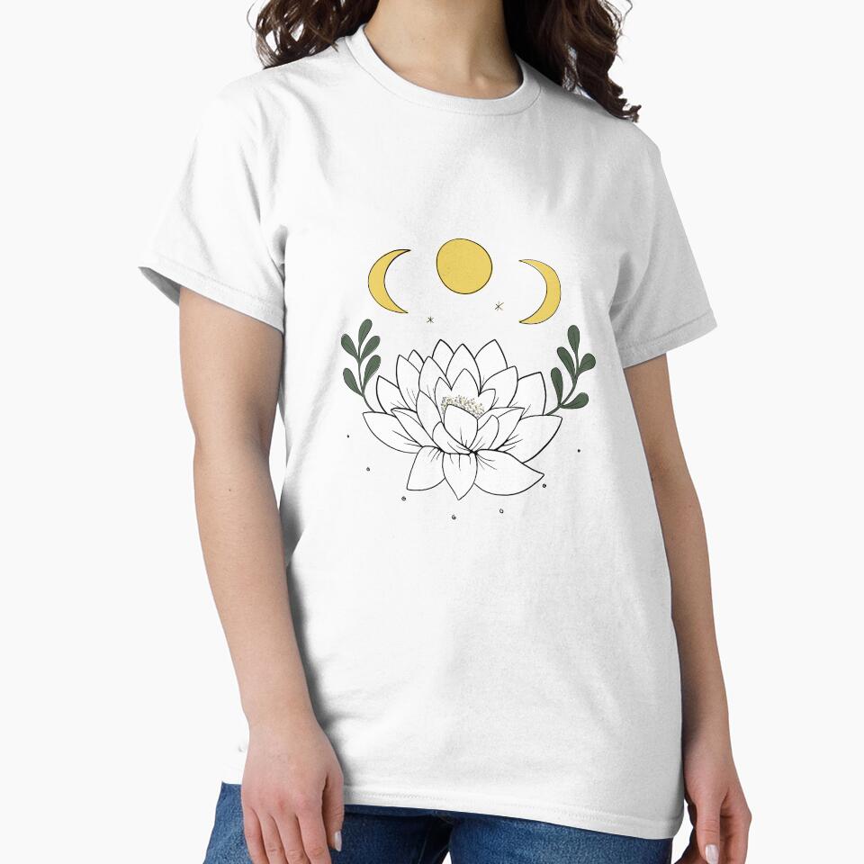 Lotus and Moons by By-The-Chum T-Shirts, Hoodie, Sweatshirt | BlankRebels.com (Image 2)