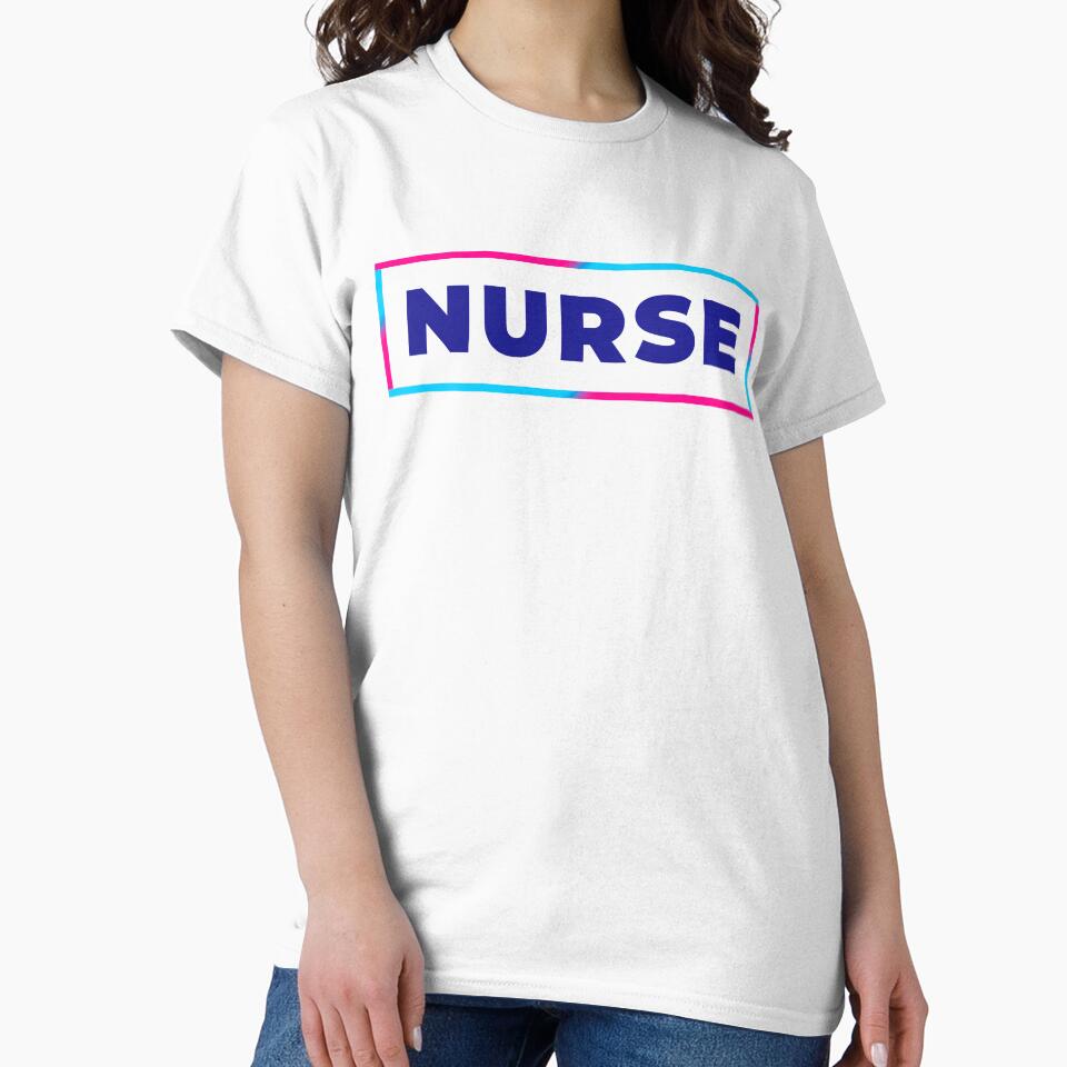 Nurse retro colorful frame by SVPOD T-Shirts, Hoodie, Sweatshirt | BlankRebels.com (Image 2)