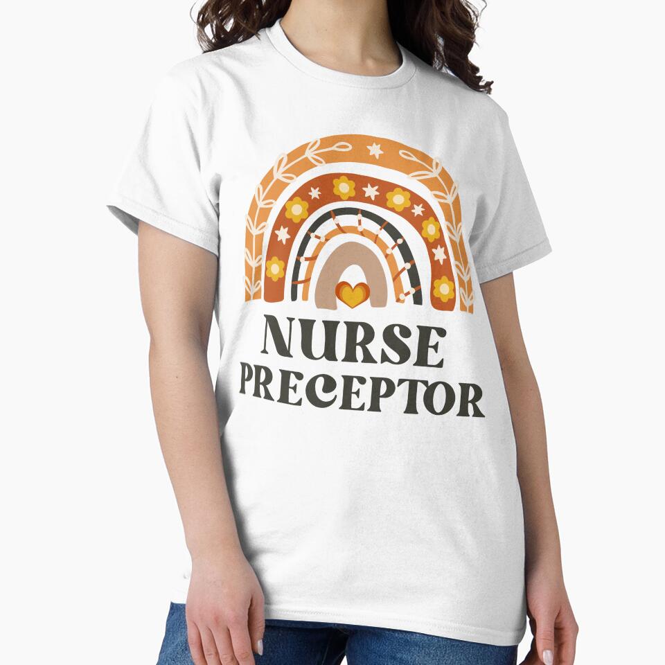 Nurse Preceptor Vintage Rainbow by AsinusAS T-Shirts, Hoodie, Sweatshirt | BlankRebels.com (Image 2)