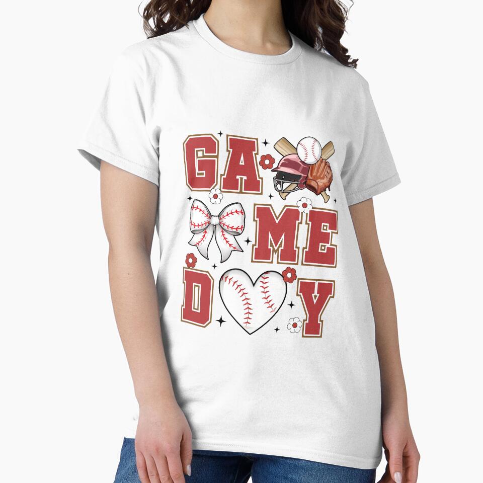 Game Day Softball & Baseball Design by JoelFox165 T-Shirts, Hoodie, Sweatshirt | BlankRebels.com (Image 2)
