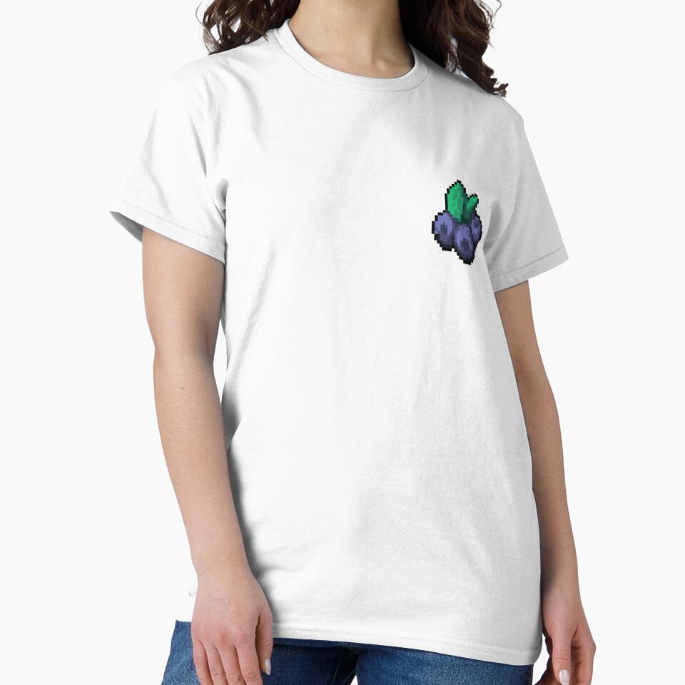 Pixel Blueberry - pixel food art by LittleFoodShop T-Shirts, Hoodie, Sweatshirt | BlankRebels.com (Image 2)