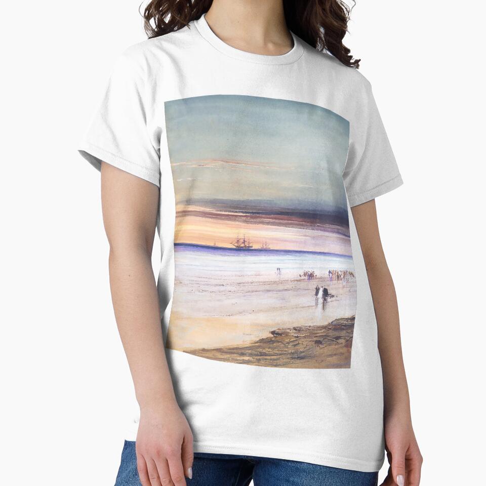 Sunset painting, Sunset Artwork, Beach Scene by danaJG T-Shirts, Hoodie, Sweatshirt | BlankRebels.com (Image 2)