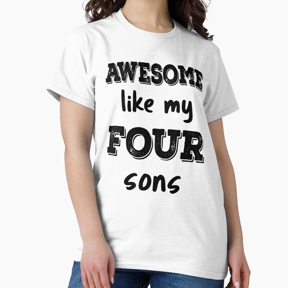 Awesome Like My Four Sons IV by Lemon Pepper T-Shirts, Hoodie, Sweatshirt | BlankRebels.com (Image 2)