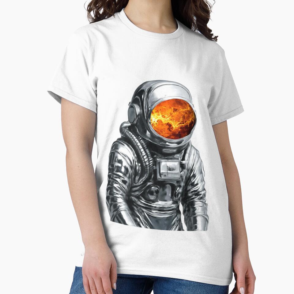 Astronaut - Lava by No socks T-Shirts, Hoodie, Sweatshirt | BlankRebels.com (Image 2)