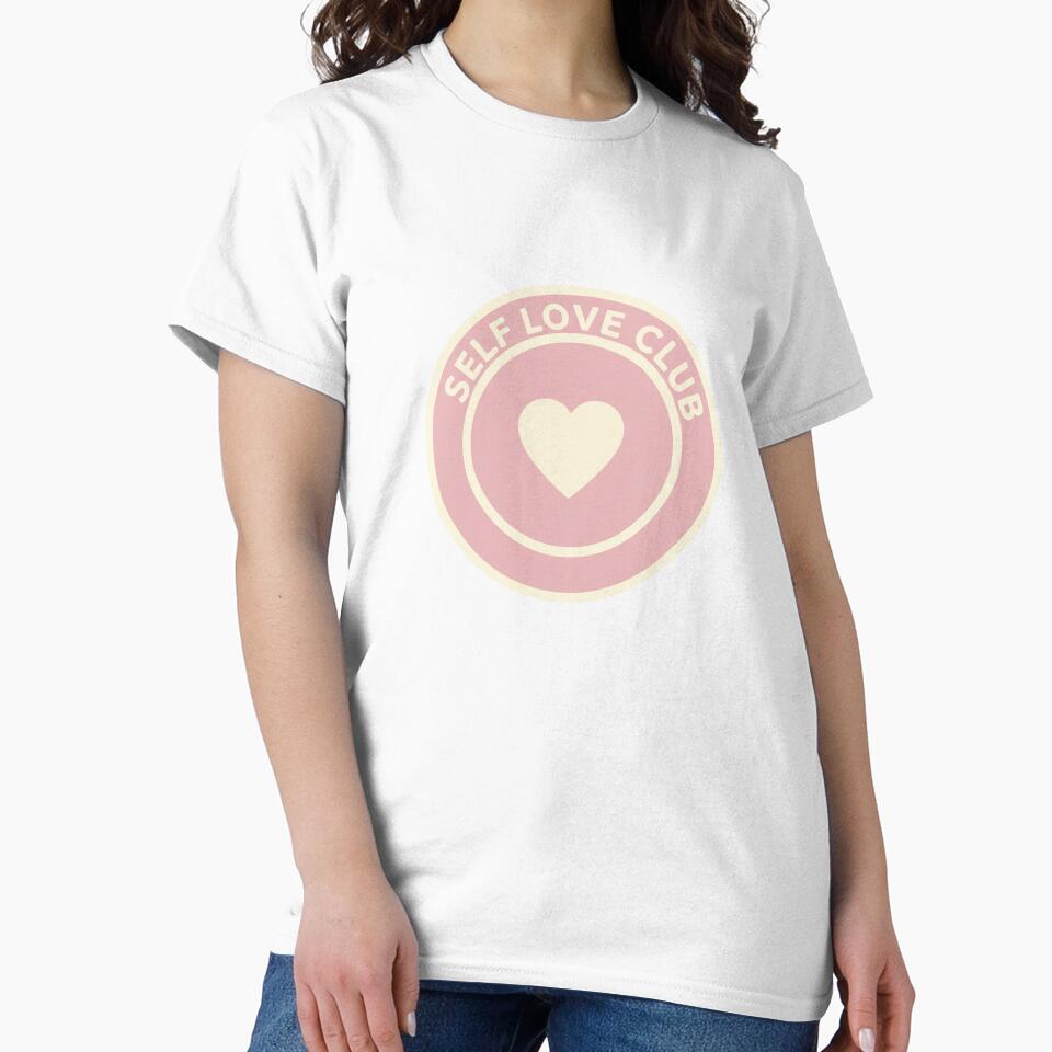 Self Love Club Pastel Heart Badge by GenzShoppingHub T-Shirts, Hoodie, Sweatshirt | BlankRebels.com (Image 2)