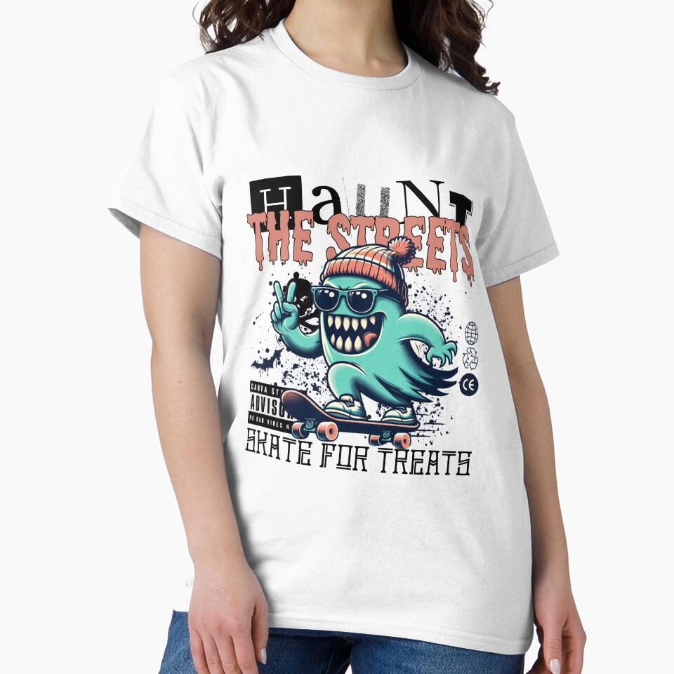 Haunt the streets, skate for treats by Peerless-Prime T-Shirts, Hoodie, Sweatshirt | BlankRebels.com (Image 2)